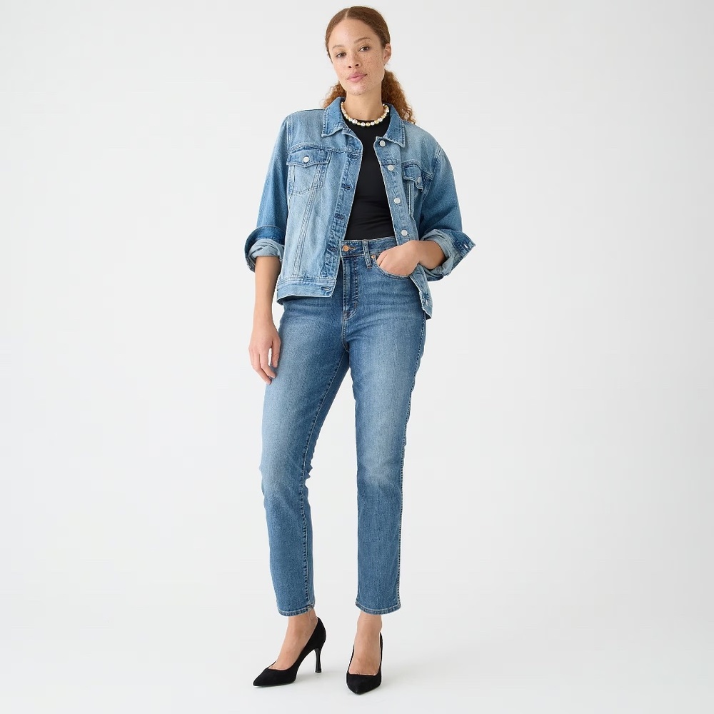 J,Crew Curvy Vintage Slim-straight Jean in Warm Surf Wash
